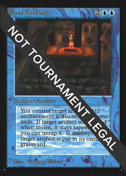 Steal Artifact (IE) trading card from International Edition Steal Artifact (IE) - International Edition Magic: The Gathering trading card