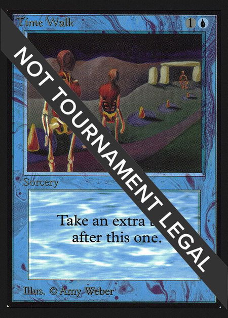 Time Walk (IE) - International Edition Magic: The Gathering trading card