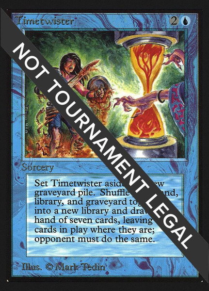 Timetwister (IE) trading card from International Edition Timetwister (IE) - International Edition Magic: The Gathering trading card