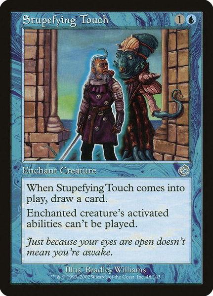 Stupefying Touch trading card from Torment Stupefying Touch - Torment Magic: The Gathering trading card