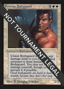 Veteran Bodyguard (IE) - International Edition (IED) #42 - Rare Magic: The Gathering Trading Card