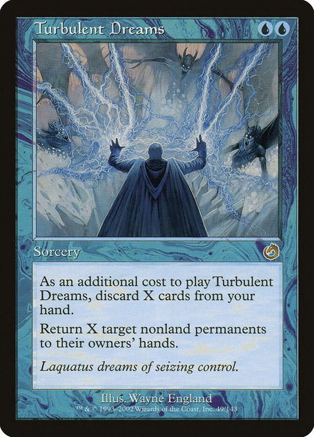 Turbulent Dreams - Torment Magic: The Gathering trading card