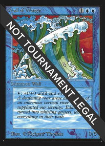 Wall of Water (IE) - International Edition (IED) #91 - Uncommon Magic: The Gathering Trading Card