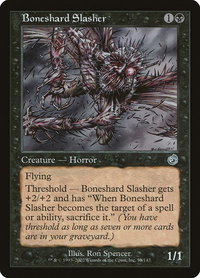 Boneshard Slasher - Torment (TOR) #50 - Uncommon Magic: The Gathering Trading Card
