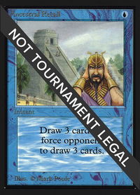 Ancestral Recall (CE) - Collector's Edition (CED) #48 - Rare Magic: The Gathering Trading Card