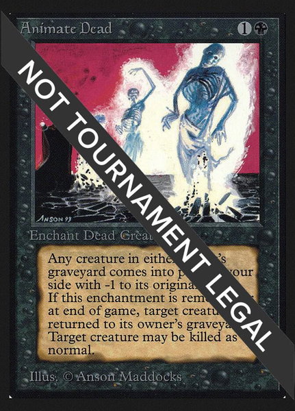 Animate Dead (CE) - Collector's Edition Magic: The Gathering trading card