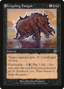 Crippling Fatigue - Torment (TOR) #58 - Common Magic: The Gathering Trading Card