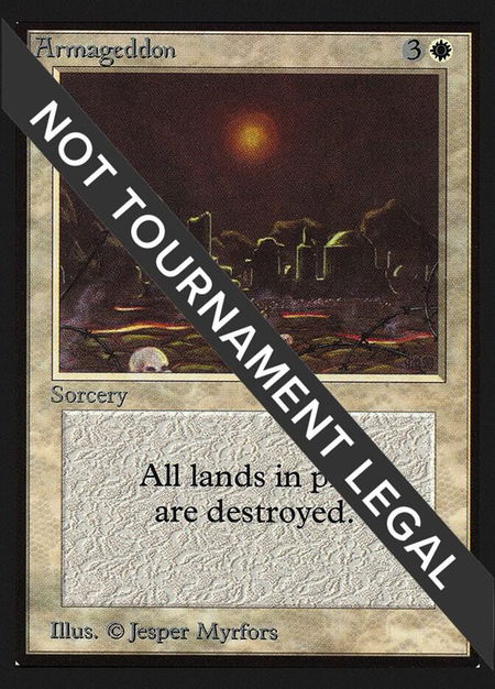Armageddon (CE) trading card from Collector's Edition Armageddon (CE) - Collector's Edition Magic: The Gathering trading card