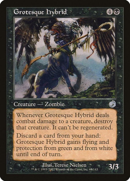 Grotesque Hybrid - Torment Magic: The Gathering trading card
