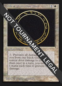 Circle of Protection: Black (CE) - Collector's Edition (CED) #10 - Common Magic: The Gathering Trading Card