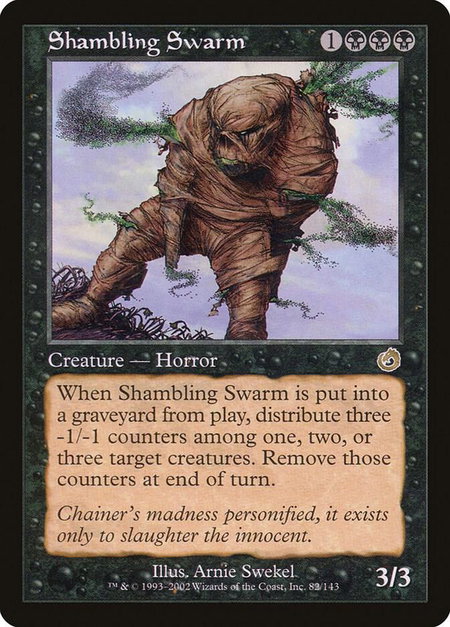 Shambling Swarm - Torment Magic: The Gathering trading card