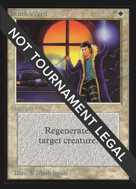 Death Ward (CE) trading card from Collector's Edition Death Ward (CE) - Collector's Edition Magic: The Gathering trading card