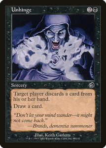Unhinge - Torment (TOR) #87 - Common Magic: The Gathering Trading Card
