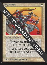 Holy Armor (CE) - Collector's Edition (CED) #24 - Common Magic: The Gathering Trading Card
