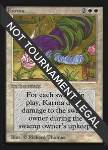 Karma (CE) - Collector's Edition (CED) #27 - Uncommon Magic: The Gathering Trading Card