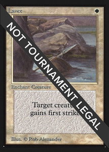 Lance (CE) - Collector's Edition (CED) #28 - Uncommon Magic: The Gathering Trading Card