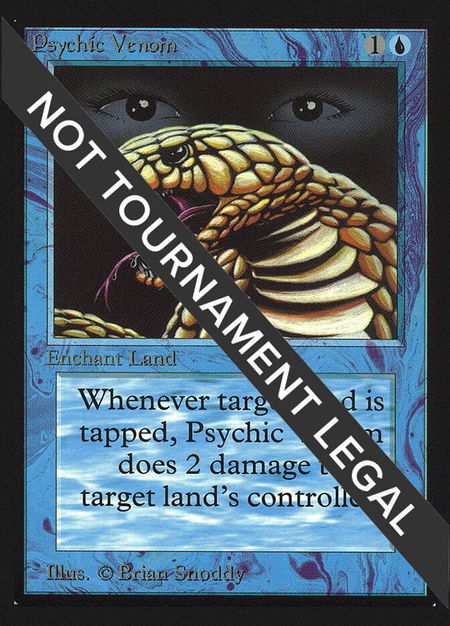 Psychic Venom (CE) trading card from Collector's Edition Psychic Venom (CE) - Collector's Edition Magic: The Gathering trading card
