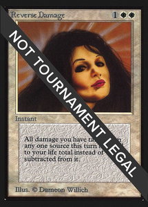Reverse Damage (CE) - Collector's Edition (CED) #36 - Rare Magic: The Gathering Trading Card