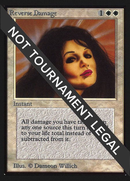 Reverse Damage (CE) trading card from Collector's Edition Reverse Damage (CE) - Collector's Edition Magic: The Gathering trading card