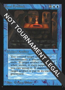 Steal Artifact (CE) - Collector's Edition (CED) #82 - Uncommon Magic: The Gathering Trading Card