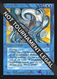 Wall of Air (CE) - Collector's Edition (CED) #90 - Uncommon Magic: The Gathering Trading Card