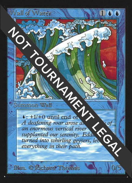 Wall of Water (CE) - Collector's Edition Magic: The Gathering trading card