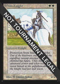 White Knight (CE) - Collector's Edition (CED) #44 - Uncommon Magic: The Gathering Trading Card