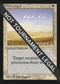 White Ward (CE) - Collector's Edition (CED) #45 - Uncommon Magic: The Gathering Trading Card