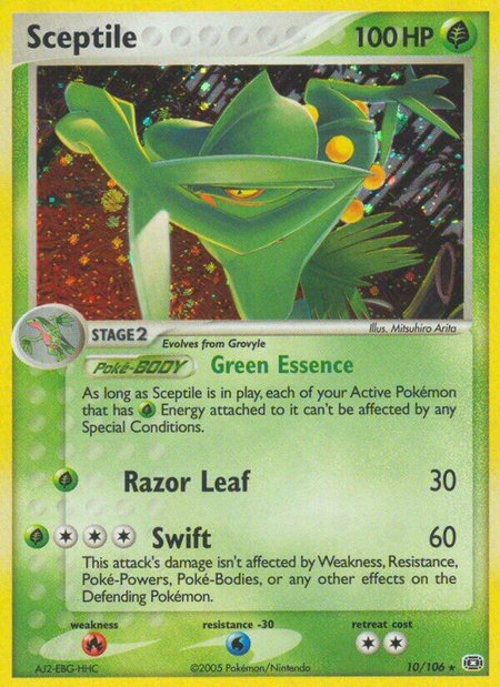 Sceptile - Emerald Pokémon trading card