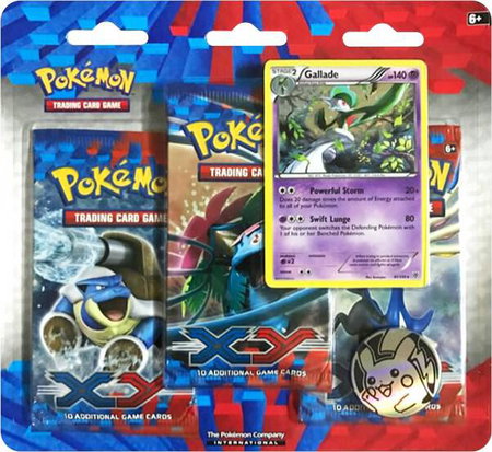 XY 3 Pack Blister [Gallade] - XY Base Set Pokémon trading card