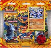 Flashfire Three Pack Blister [Machamp] - XY - Flashfire Pokémon trading card