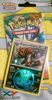 Furious Fists Single Pack Blister [Zoroark] - XY - Furious Fists Pokémon trading card