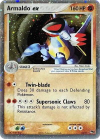 Armaldo ex (Holo) - POP Series 1 (POP) #016/017 - Ultra Rare Pokémon Trading Card