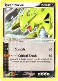 Tyranitar ex (Non-Holo) - POP Series 1 (POP) #017/017 - Ultra Rare Pokémon Trading Card