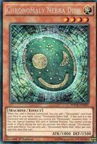 Chronomaly Nebra Disk trading card from World Superstars Chronomaly Nebra Disk - World Superstars YuGiOh trading card