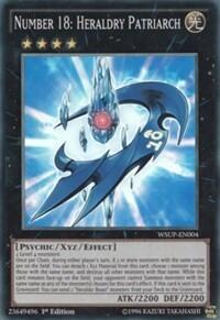 Number 18: Heraldry Patriarch - World Superstars (WSUP) #WSUP-EN004 - Super Rare YuGiOh Trading Card