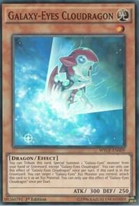 Galaxy-Eyes Cloudragon trading card from World Superstars Galaxy-Eyes Cloudragon - World Superstars YuGiOh trading card