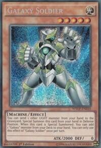 Galaxy Soldier - World Superstars (WSUP) #WSUP-EN010 - Prismatic Secret Rare YuGiOh Trading Card