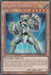 Galaxy Soldier trading card from World Superstars Galaxy Soldier - World Superstars YuGiOh trading card