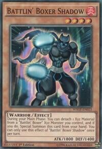 Battlin' Boxer Shadow - World Superstars (WSUP) #WSUP-EN013 - Super Rare YuGiOh Trading Card