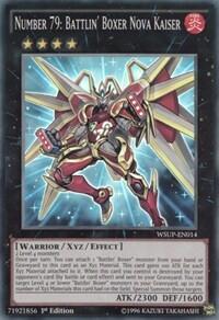 Number 79: Battlin' Boxer Nova Kaiser - World Superstars (WSUP) #WSUP-EN014 - Super Rare YuGiOh Trading Card