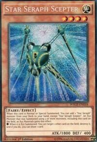 Star Seraph Scepter - World Superstars (WSUP) #WSUP-EN018 - Prismatic Secret Rare YuGiOh Trading Card