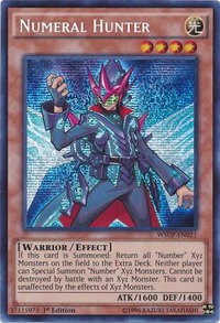 Numeral Hunter - World Superstars (WSUP) #WSUP-EN021 - Prismatic Secret Rare YuGiOh Trading Card