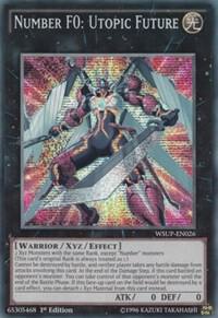 Number F0: Utopic Future trading card from World Superstars Number F0: Utopic Future - World Superstars YuGiOh trading card