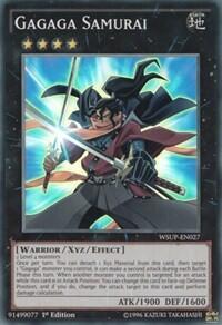 Gagaga Samurai - World Superstars (WSUP) #WSUP-EN027 - Super Rare YuGiOh Trading Card