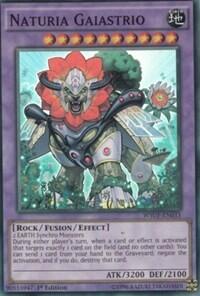 Naturia Gaiastrio - World Superstars (WSUP) #WSUP-EN033 - Super Rare YuGiOh Trading Card