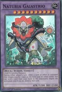 Naturia Gaiastrio - World Superstars YuGiOh trading card