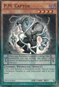 P.M. Captor - World Superstars (WSUP) #WSUP-EN044 - Super Rare YuGiOh Trading Card