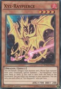 Xyz-Raypierce trading card from World Superstars Xyz-Raypierce - World Superstars YuGiOh trading card