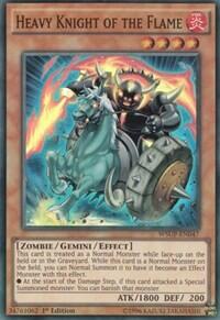 Heavy Knight of the Flame - World Superstars (WSUP) #WSUP-EN047 - Super Rare YuGiOh Trading Card